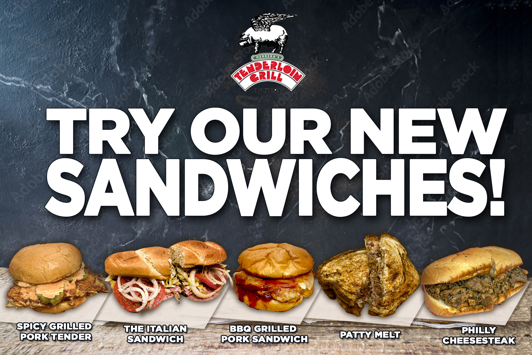 New Sandwiches on the Grill!